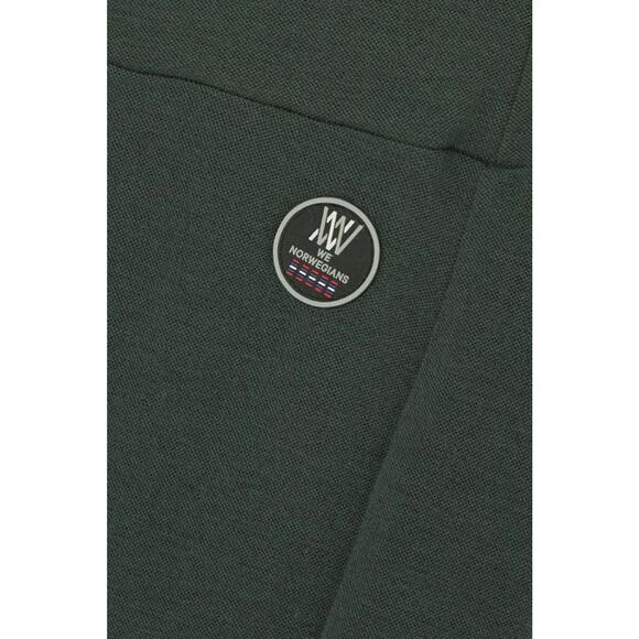 WE NORWEGIANS Voss Striped Merino Wool-Blend Pique Leggings Green - XS - Picture 4 of 4